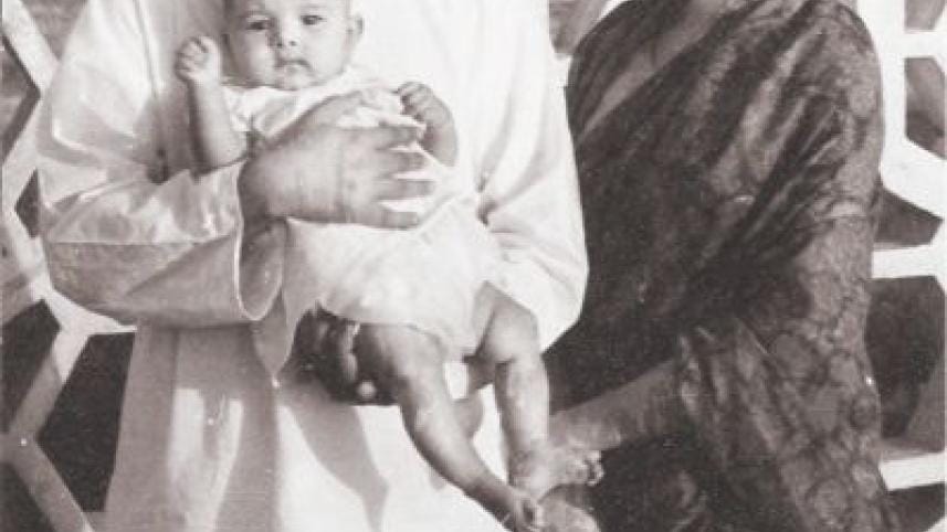 Elora with Mr and Mrs Shehabuddin