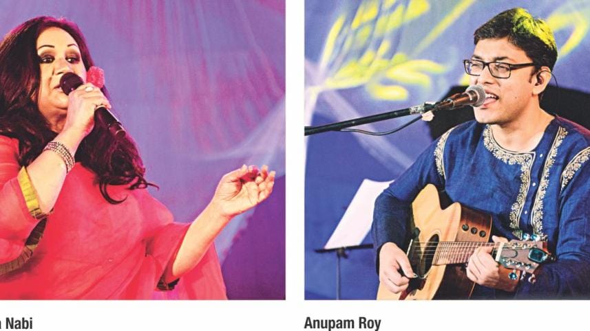 Bangladeshi Singer Fahmida Nabi and Indian Singer Anupam Roy