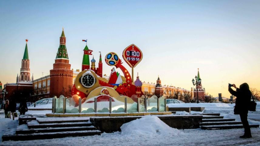 FIFA World Cup 2018 countdown clock