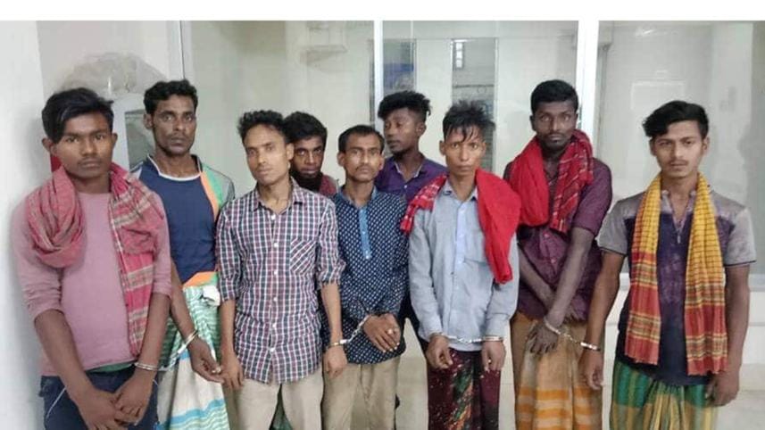 Nine persons arrested for Anti-narcotics drive