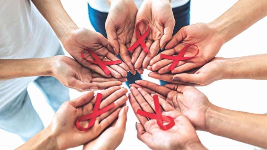 HIV patient remission