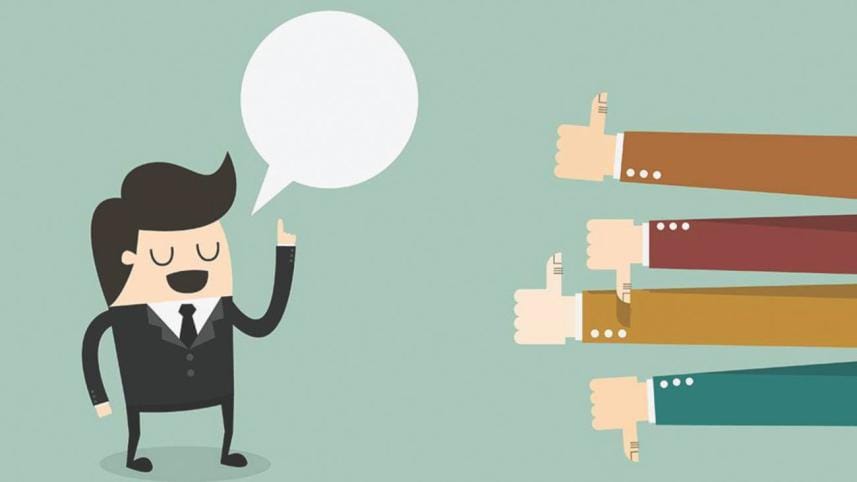 How to deal with proper criticism