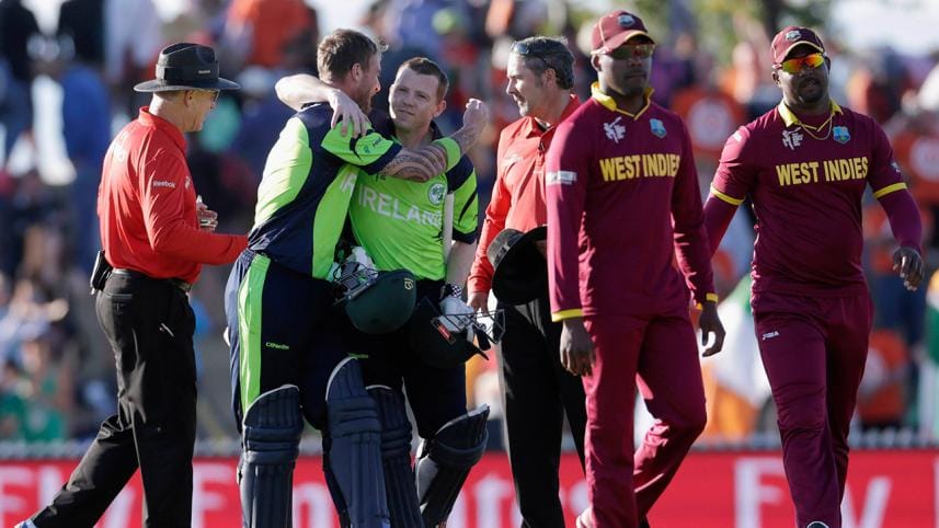 Ireland upset West Indies