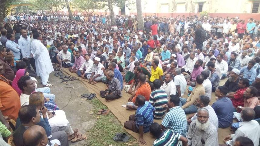 Khulna Jute mill workers' Protest