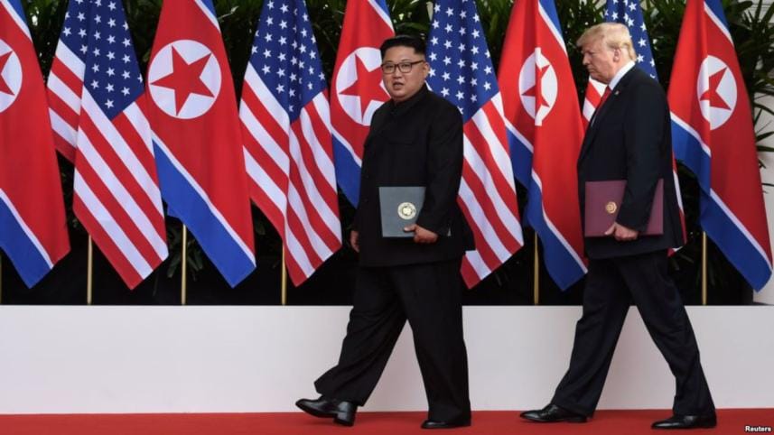 Kim and Trump