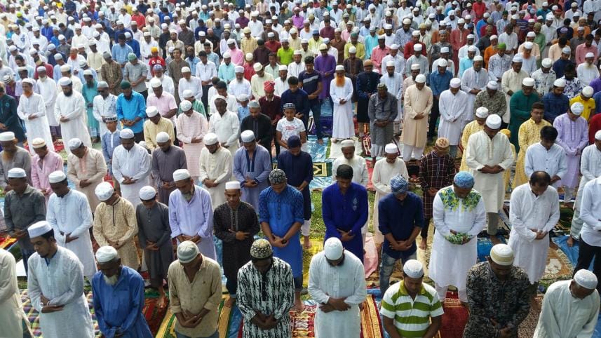 Largest Eid congregation in Bangladesh