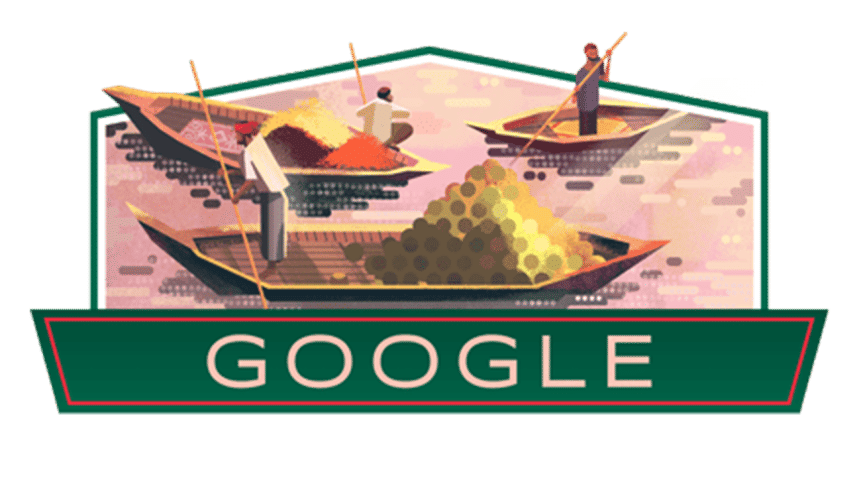 Google doodle celebrates Independence Day