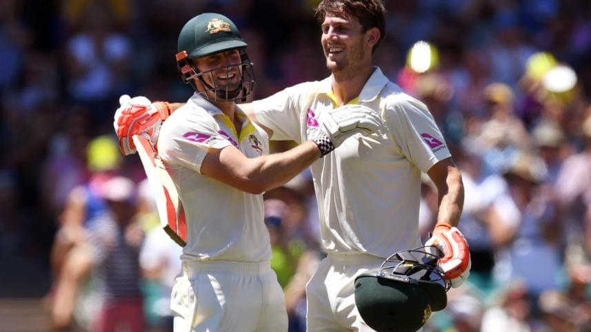 Mitchell Marsh and Shaun Marsh