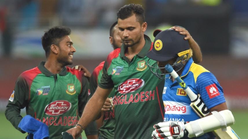 Mashrafe Bin Mortaza and Lasith Malinga