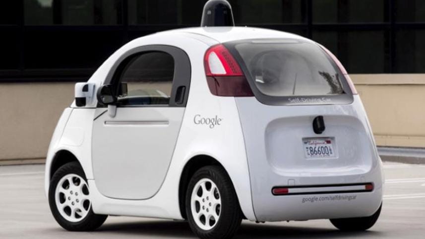 prototype of Google's own self-driving vehicle