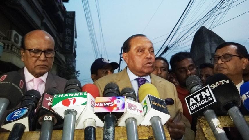 BNP leader Barrister Moudud Ahmed