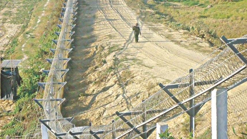Myanmar wire fences
