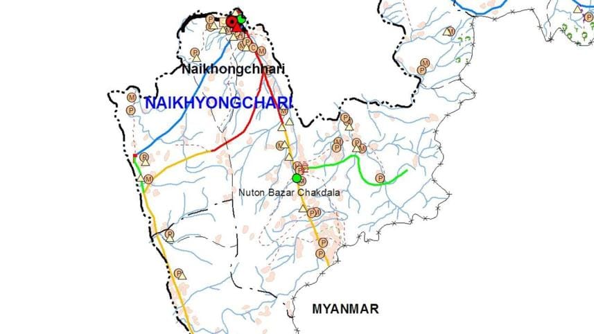 Naikkhangchhari-map