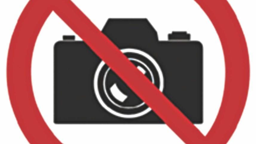 No photograph policy of retailers