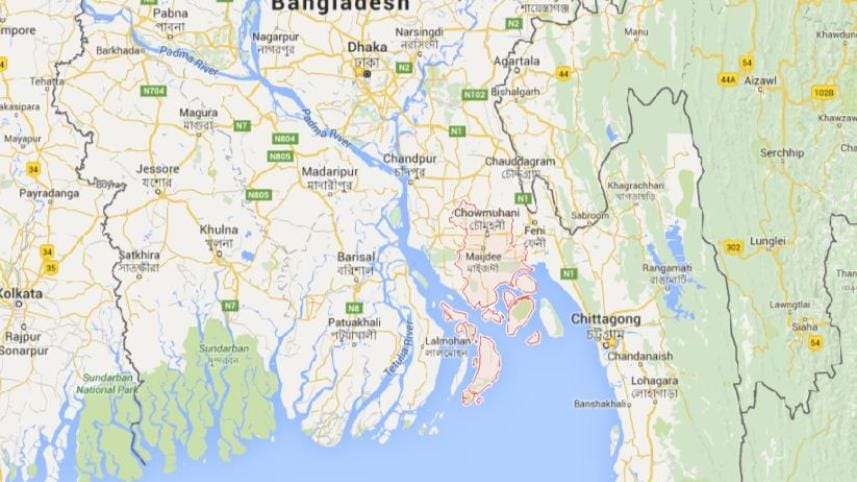 Noakhali map