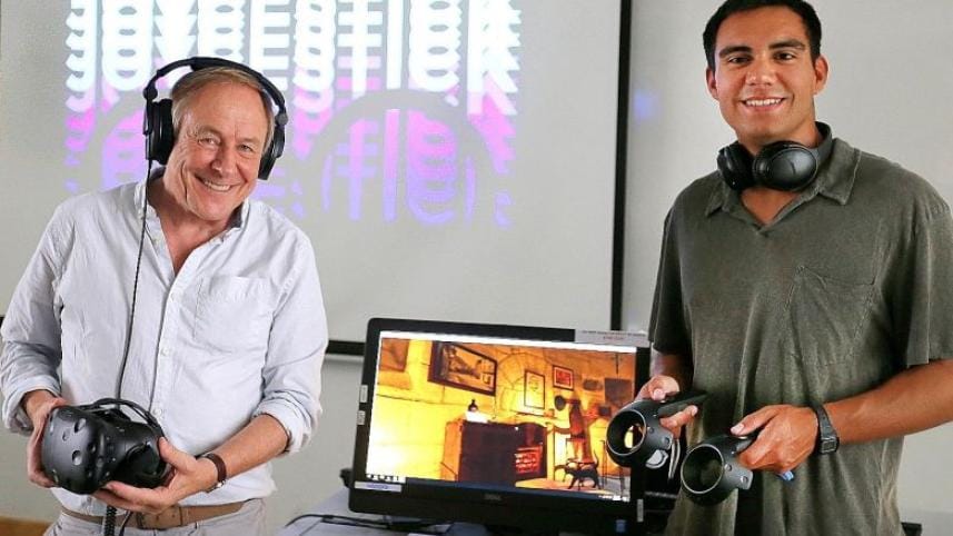 novel via virtual reality