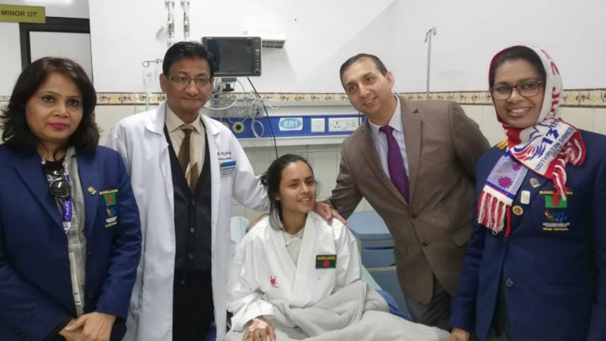 Bangladesh's gold-medalist karateka Marzan