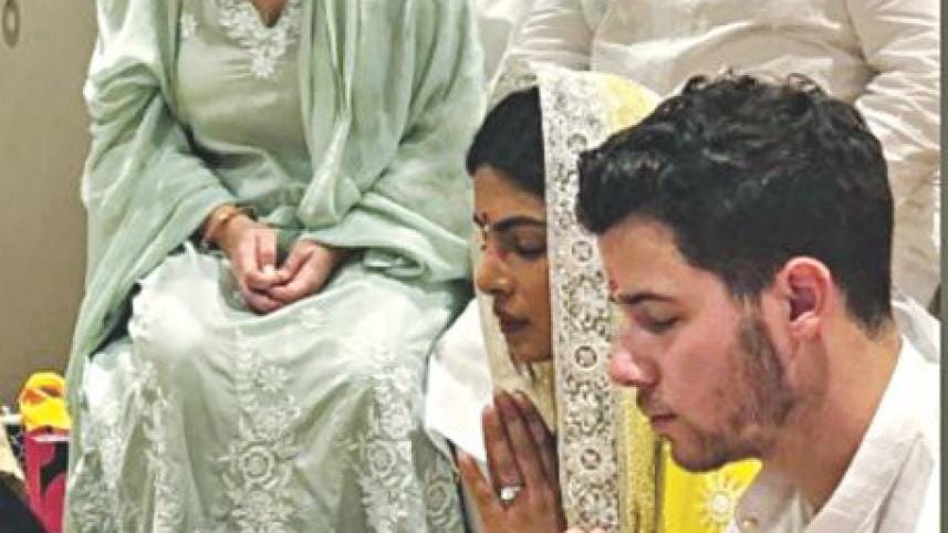 Bollywood actress Priyanka Chopra and Nick Jonas Wedding
