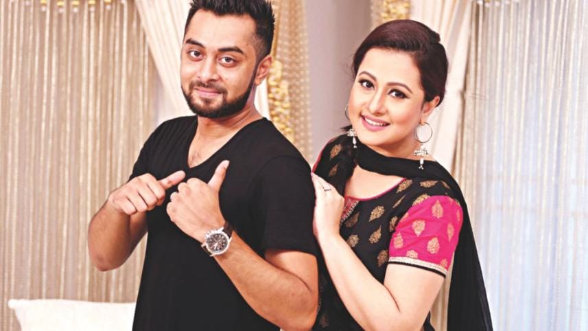 Purnima and singer Hridoy Khan