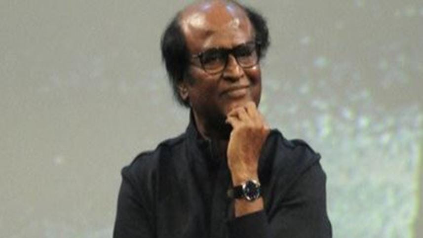 Indian film superstar Rajinikanth