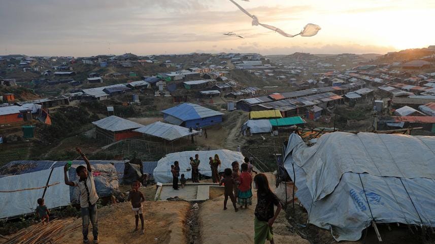 Rohingya Kutupalong refugee camp