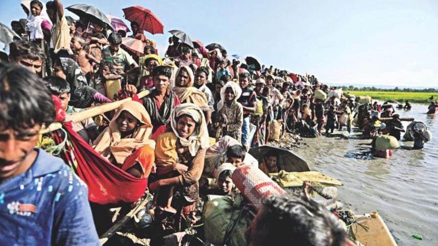 Rohingya Muslim refugees