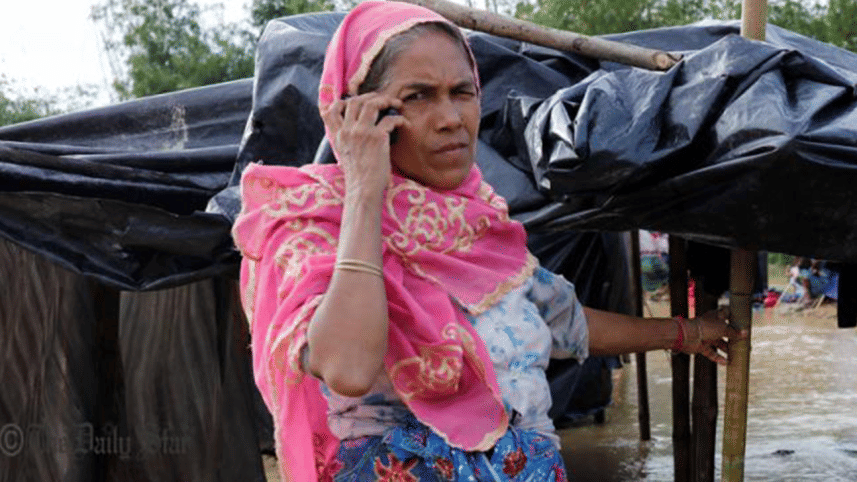 No mobile phone service for Rohingya refugees