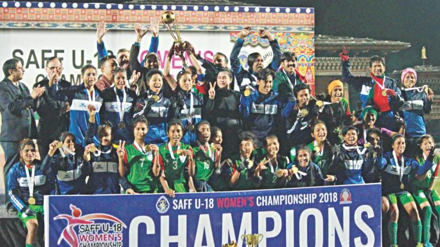 saff u18 womens champion bd