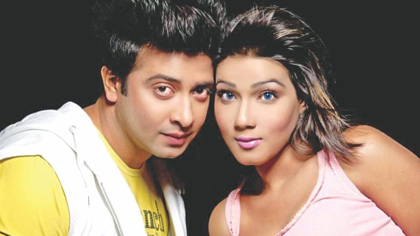 Shakib Khan and Mahia Mahi