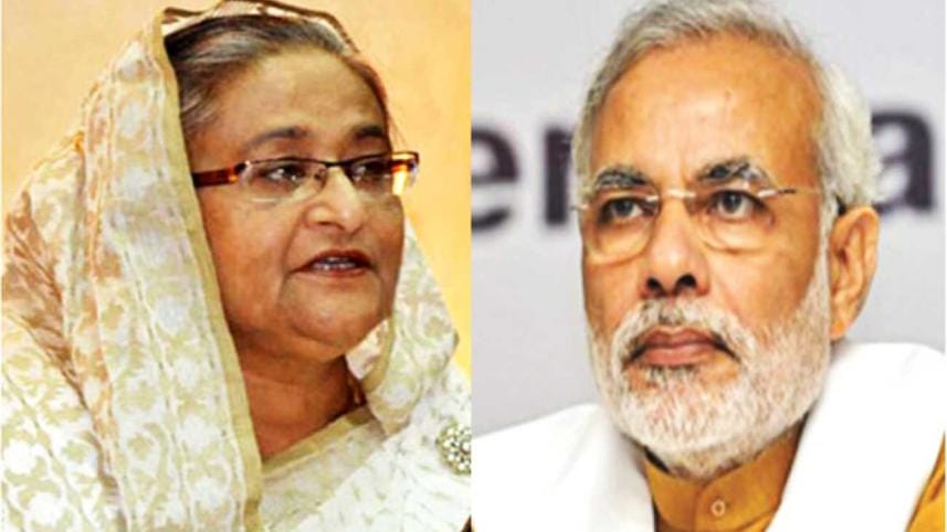 Sheikh Hasina and Modi