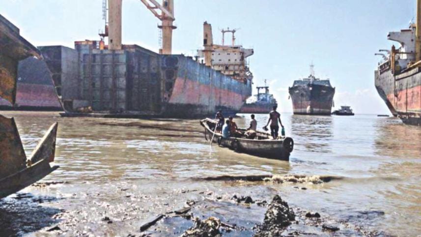 Shipbreaking continues to pollute