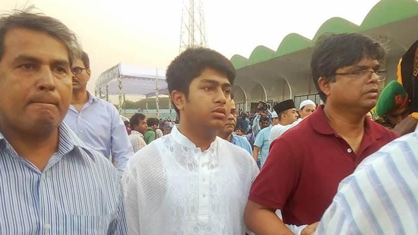 Son of pilot Abid Sultan