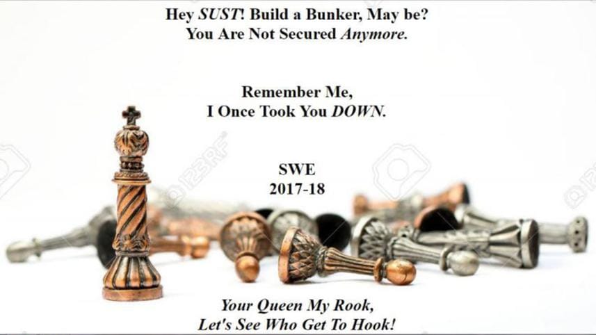 SUST website hacking