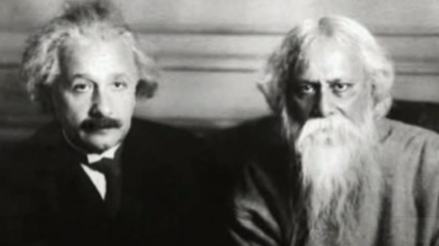Tagore and Einstein