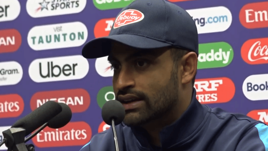 Tamim Iqbal during a press conference before Bangladesh vs Sri Lanka ODI Series