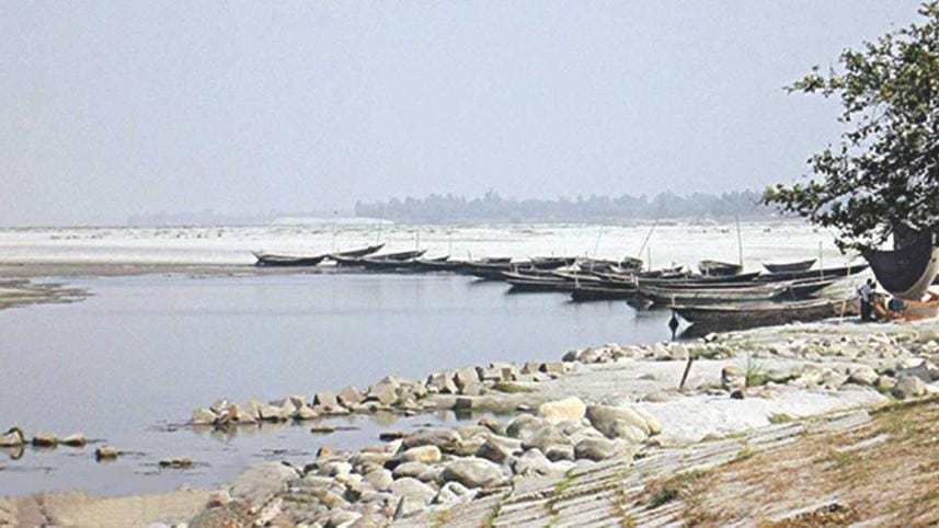Teesta river in Lalmonirhat