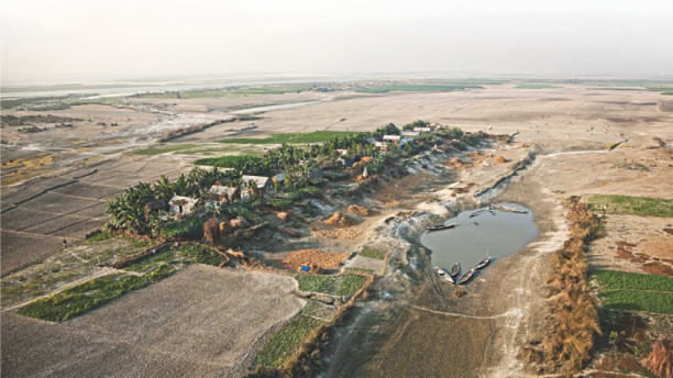 The moving islands of the Jamuna