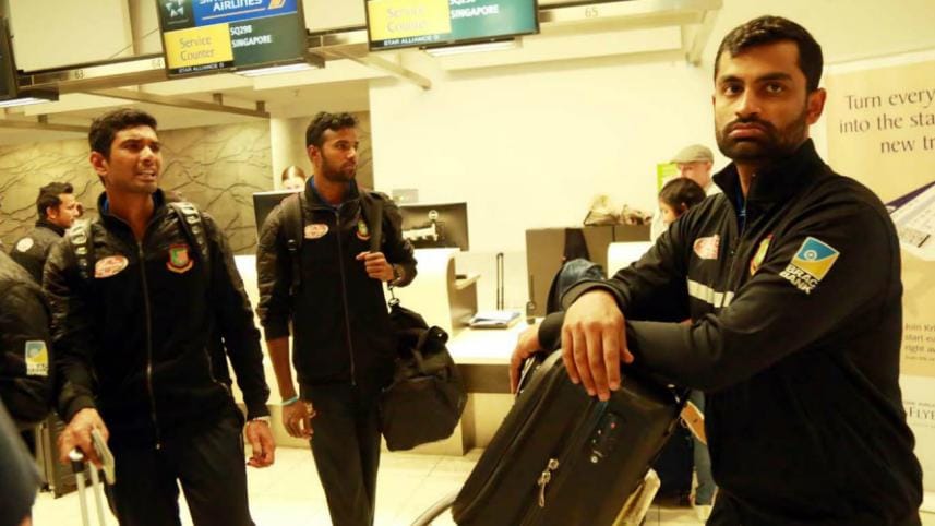 Tigers leave New Zealand for home