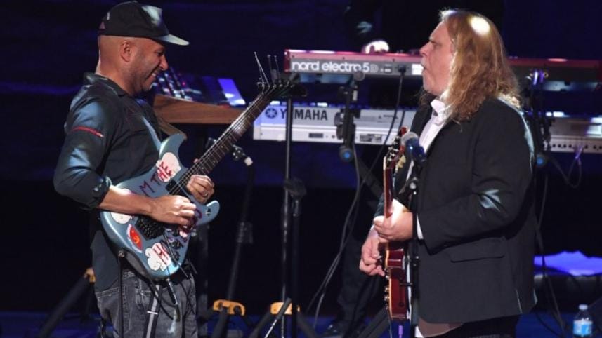 Tom Morello and Warren Haynes