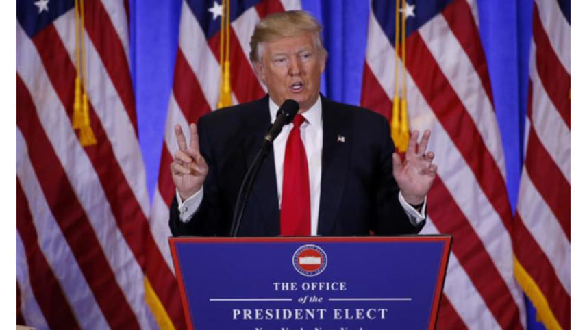 US President-elect Donald Trump