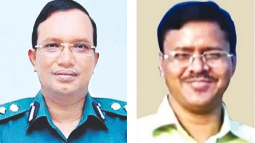 DIG Mizanur Rahman and ACC Director Khandaker Enamul Basir