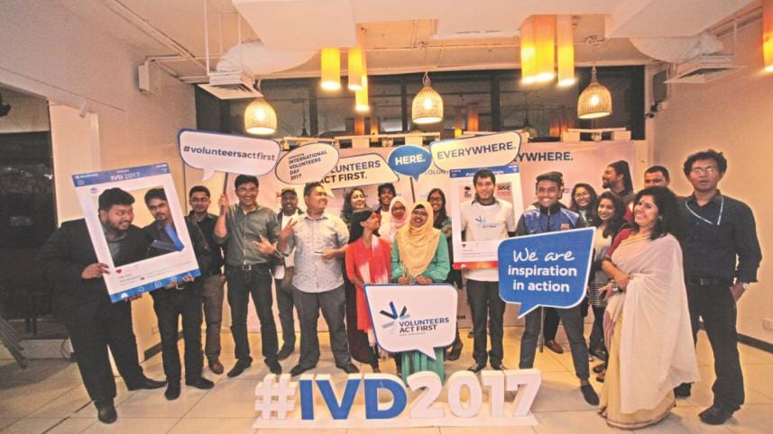 Volunteers act first