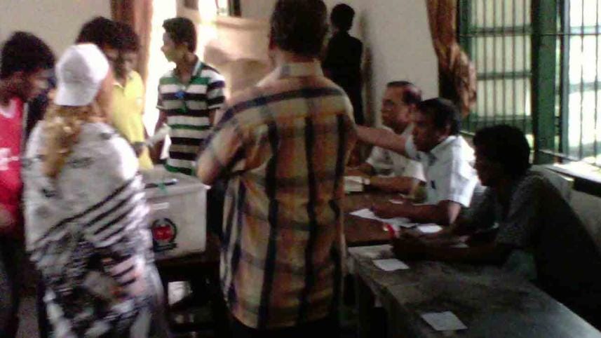 vote rigging.Dhaka college