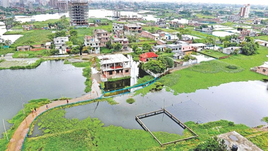 waterlogging in the Dhaka-Narayanganj-Demra(DND) embankment area