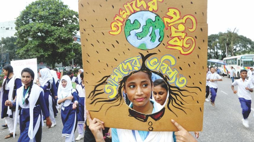 Youths strike for planet