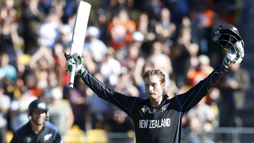 New Zealand's Martin Guptill 