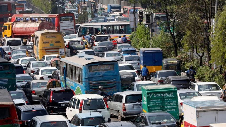Traffic Jam in Dhaka
