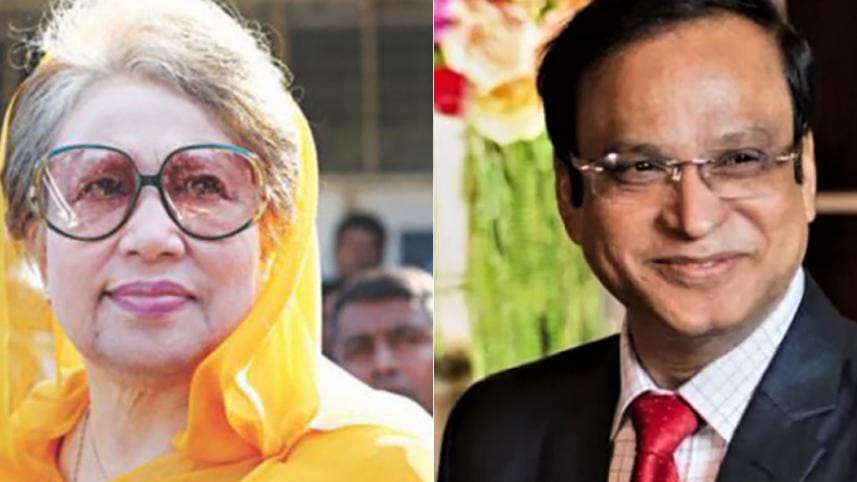 Khaleda Zia and Haji Md Salim