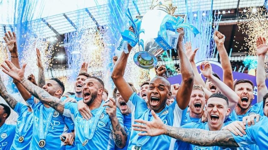 Manchester city champions of premier league