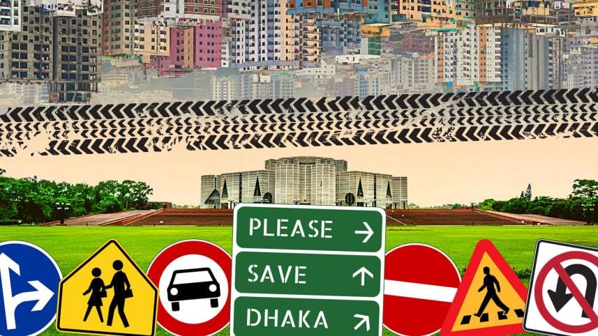 Dhaka Traffic Jam